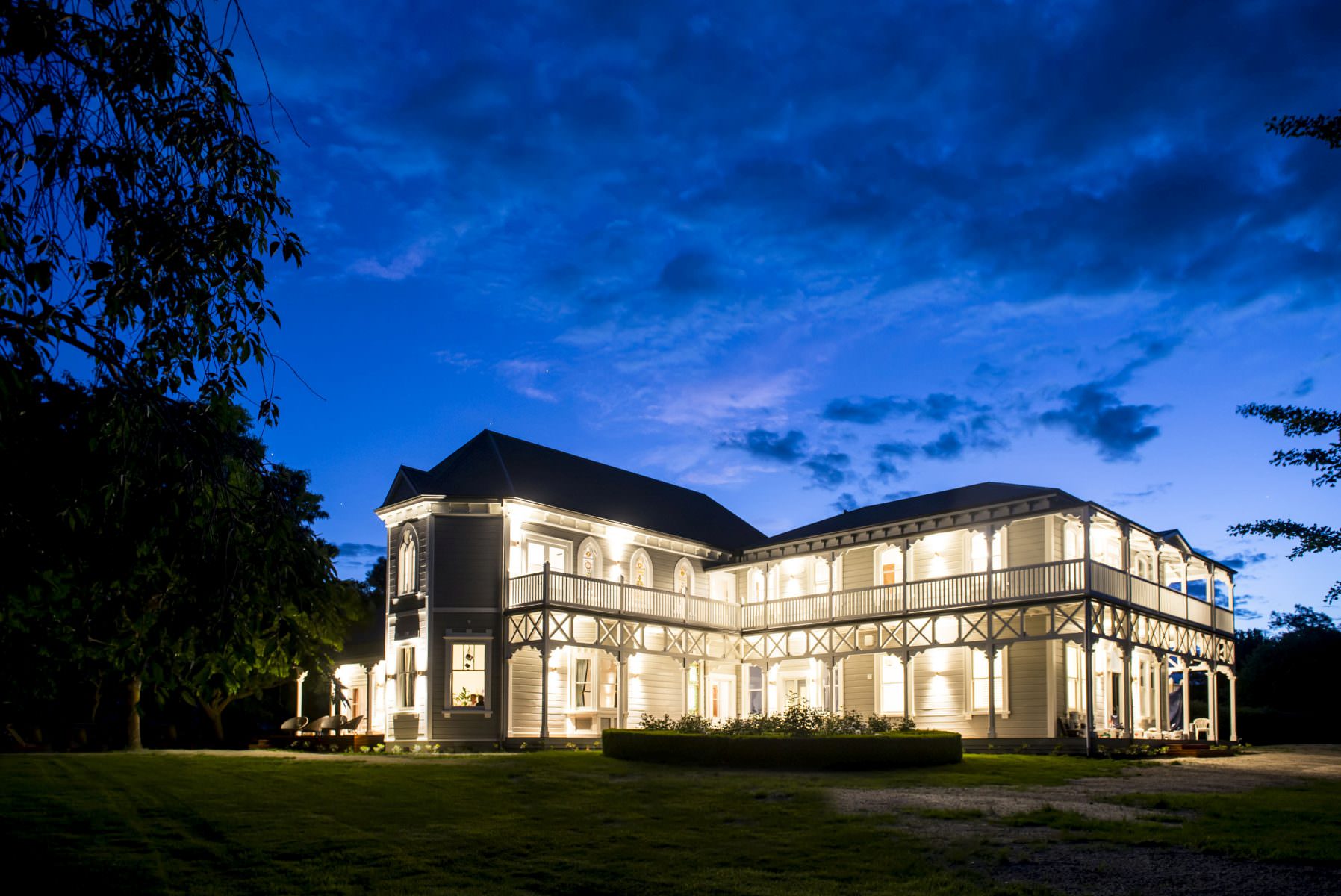 Romantische Stimmung in der Marlborough Lodge