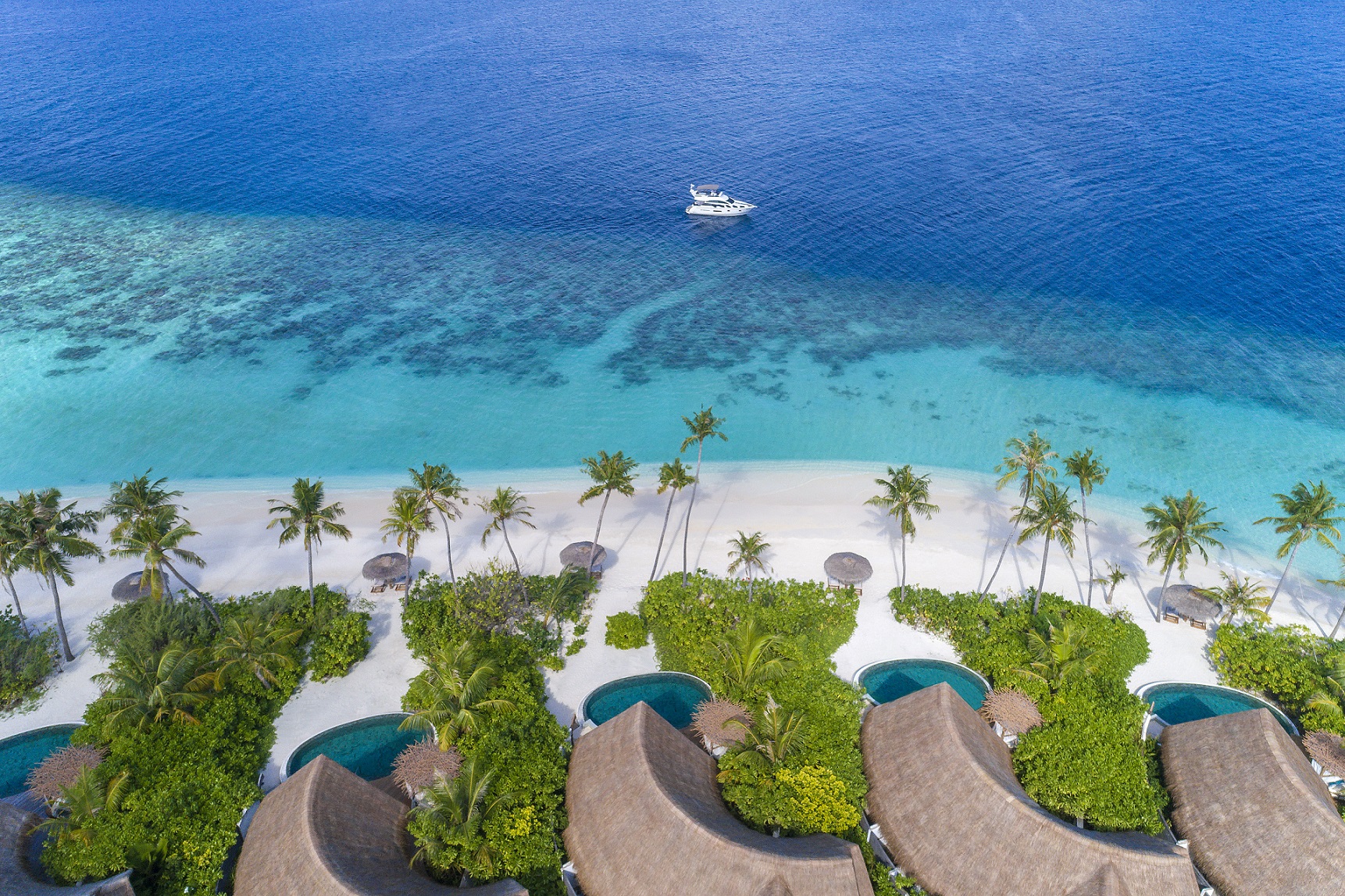 Die Beach Villen mit Pudersand direkt am Meer