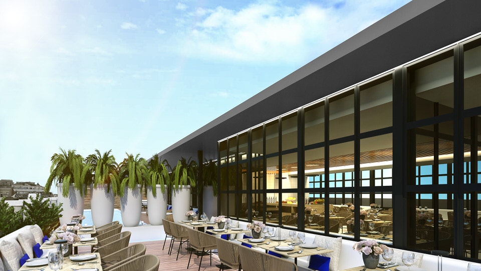 Die gemütliche Terrasse mit wunderbarem Ausblick