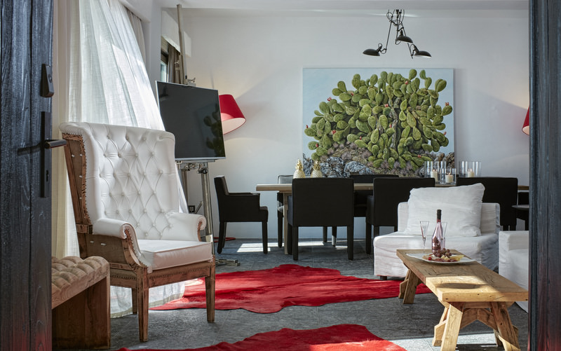 Einzigartiges Design der Zimmer