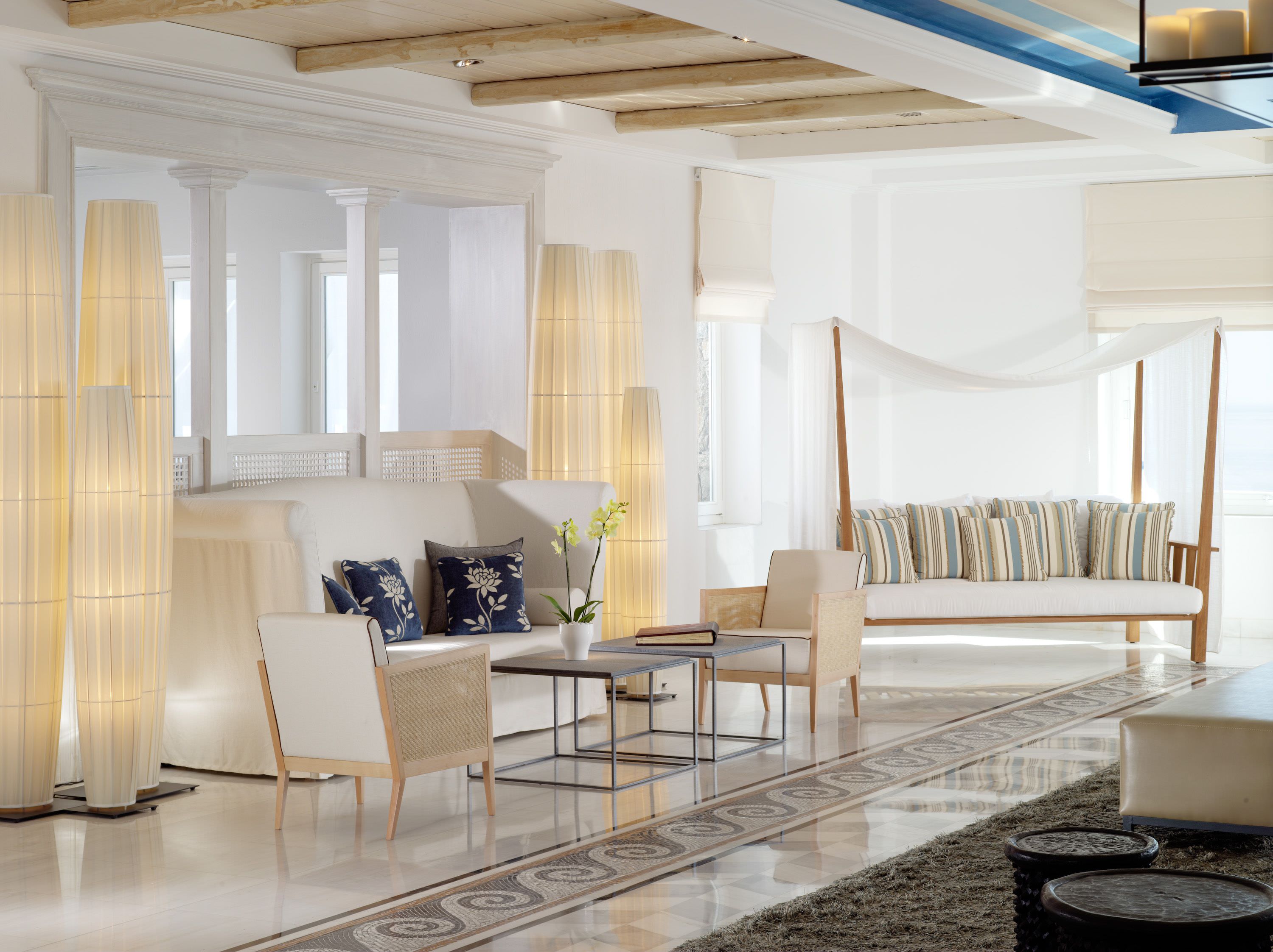 Luftiges, mediterranes Flair erwartet Sie