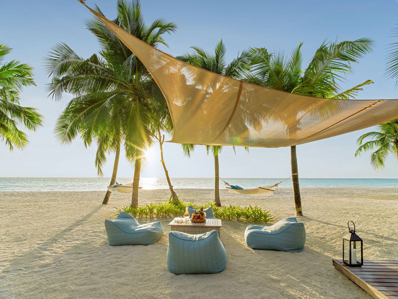 Gemütliche Runde am Strand