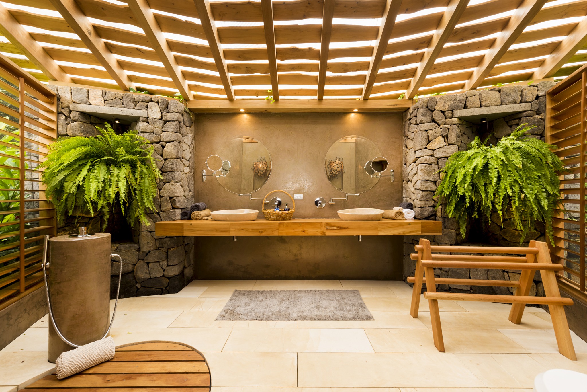 Natürliche Materialien in Ihrem Zimmer