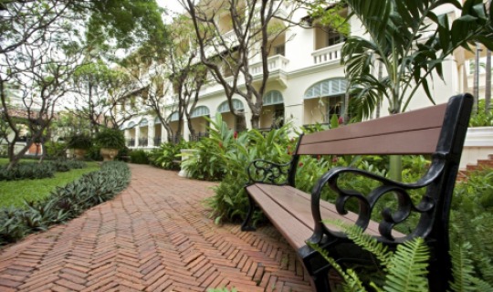 Entspannen Sie im Garten 