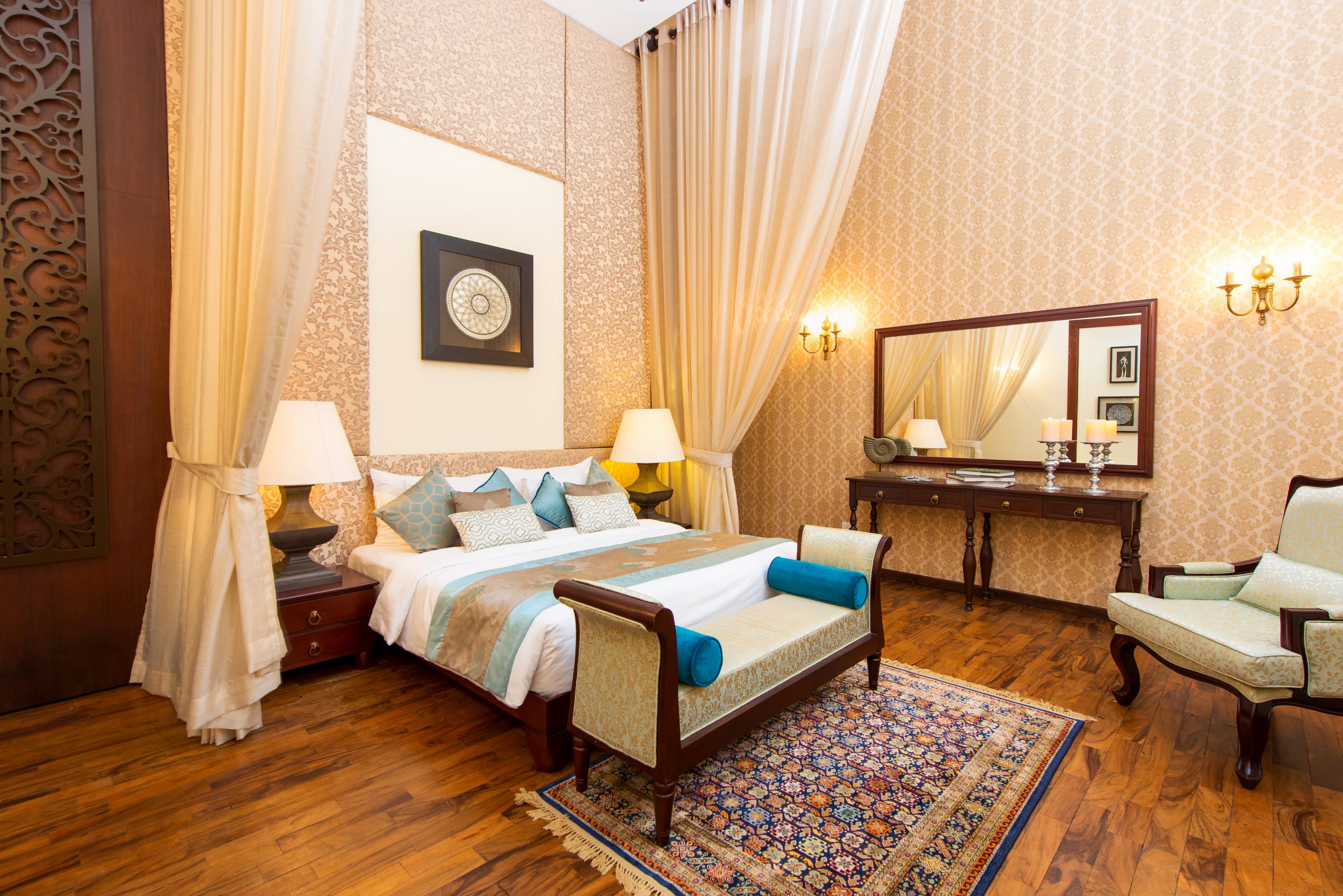 Die landestypisch eingerichtete Residence Suite