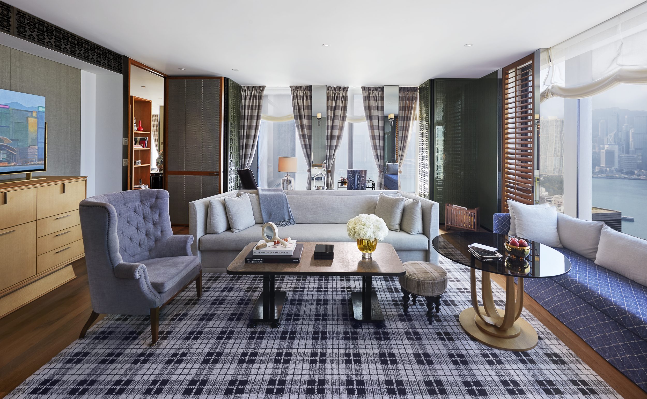 123 qm und Blick auf den Osthafen bietet die Harbour Corner Suite