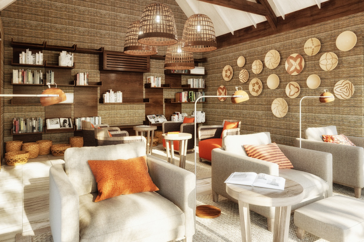 Liebevolle Details in der Library