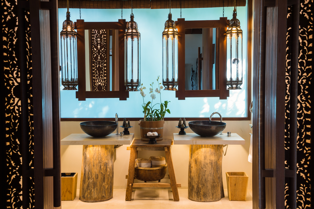 Das bezaubernde Badezimmer der One Bedroom Villa