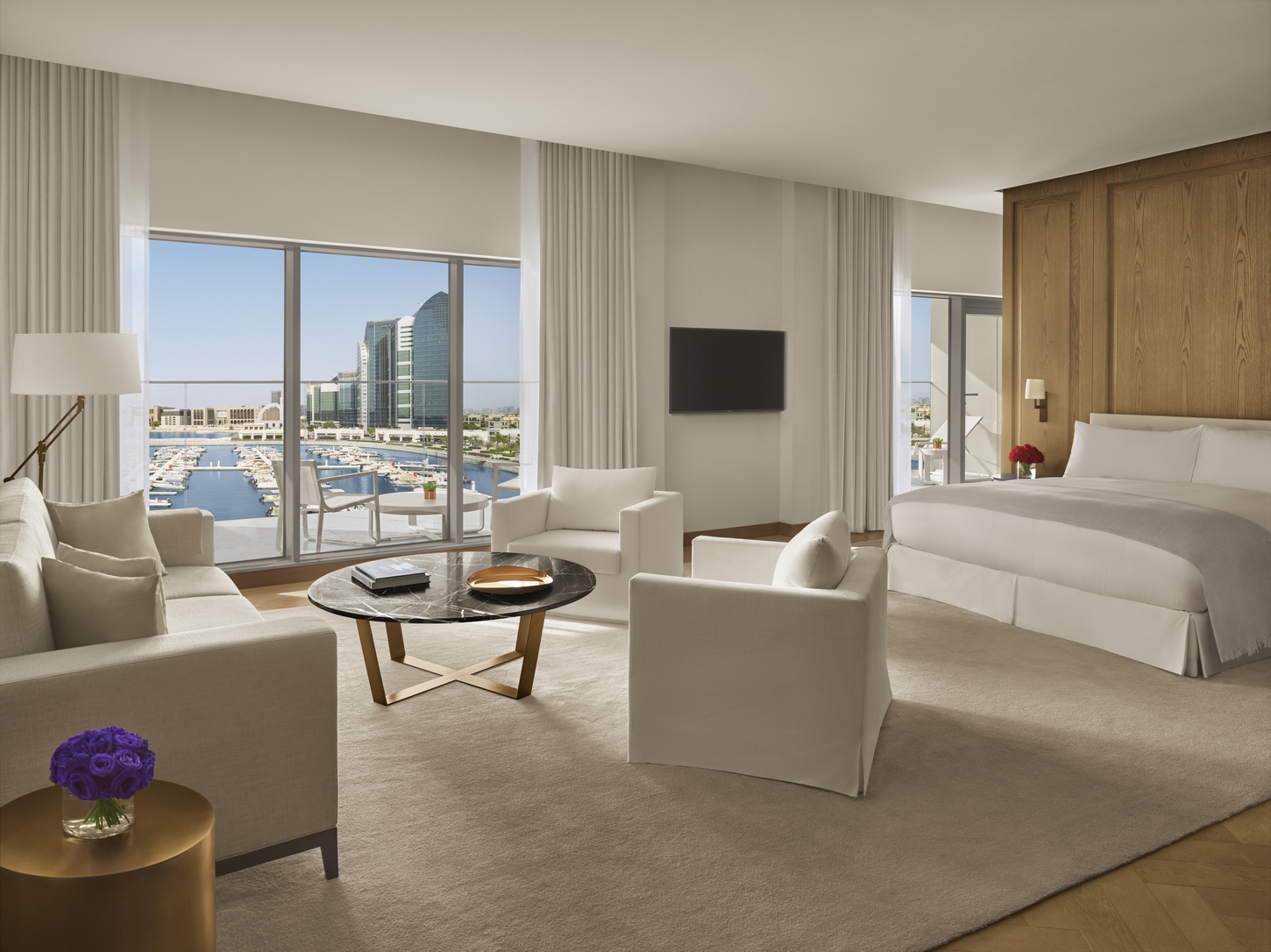 Das Loft mit fantastischem Blick auf die Marina