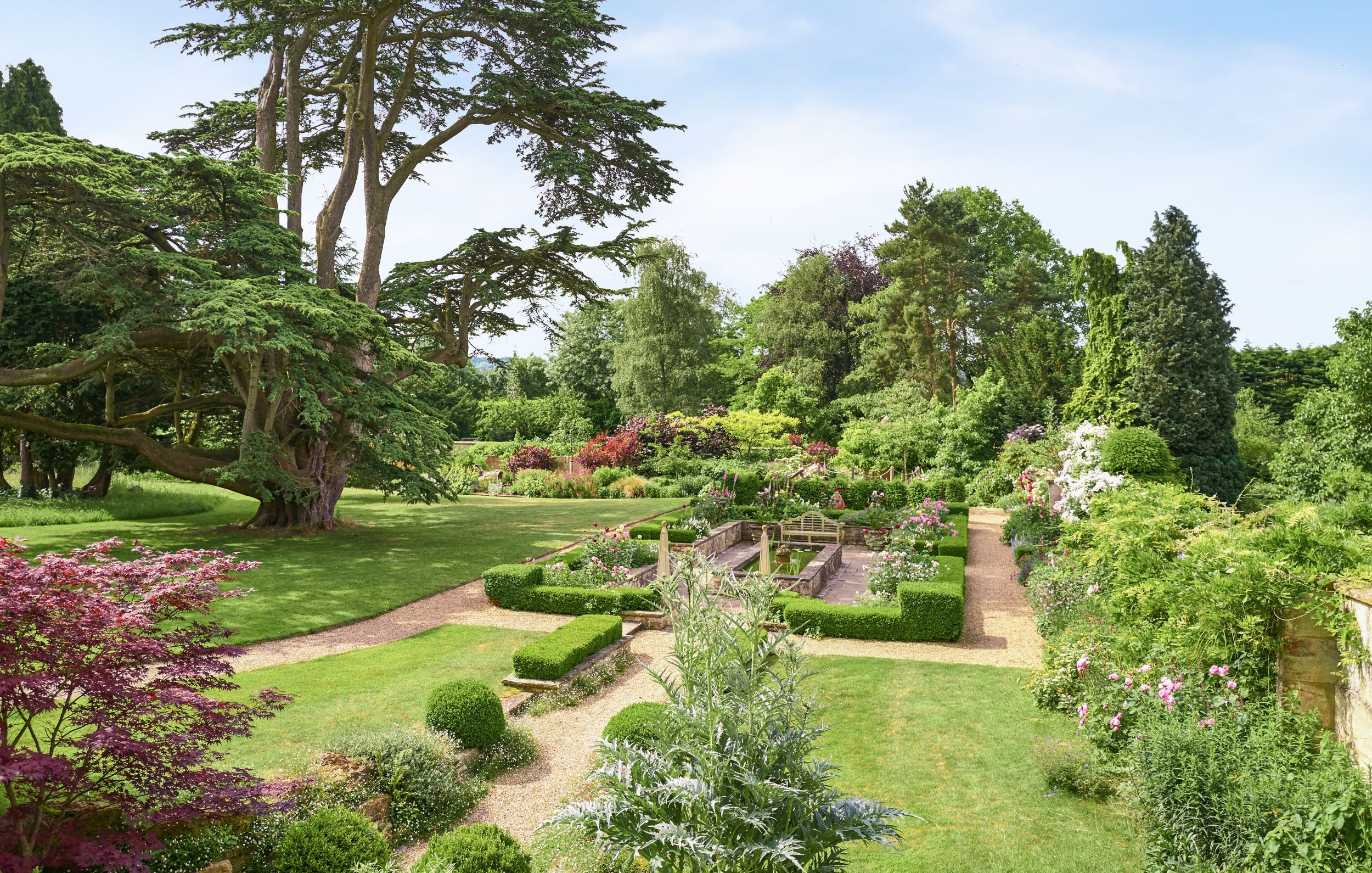 Spazieren Sie durch die herrlichen Gärten