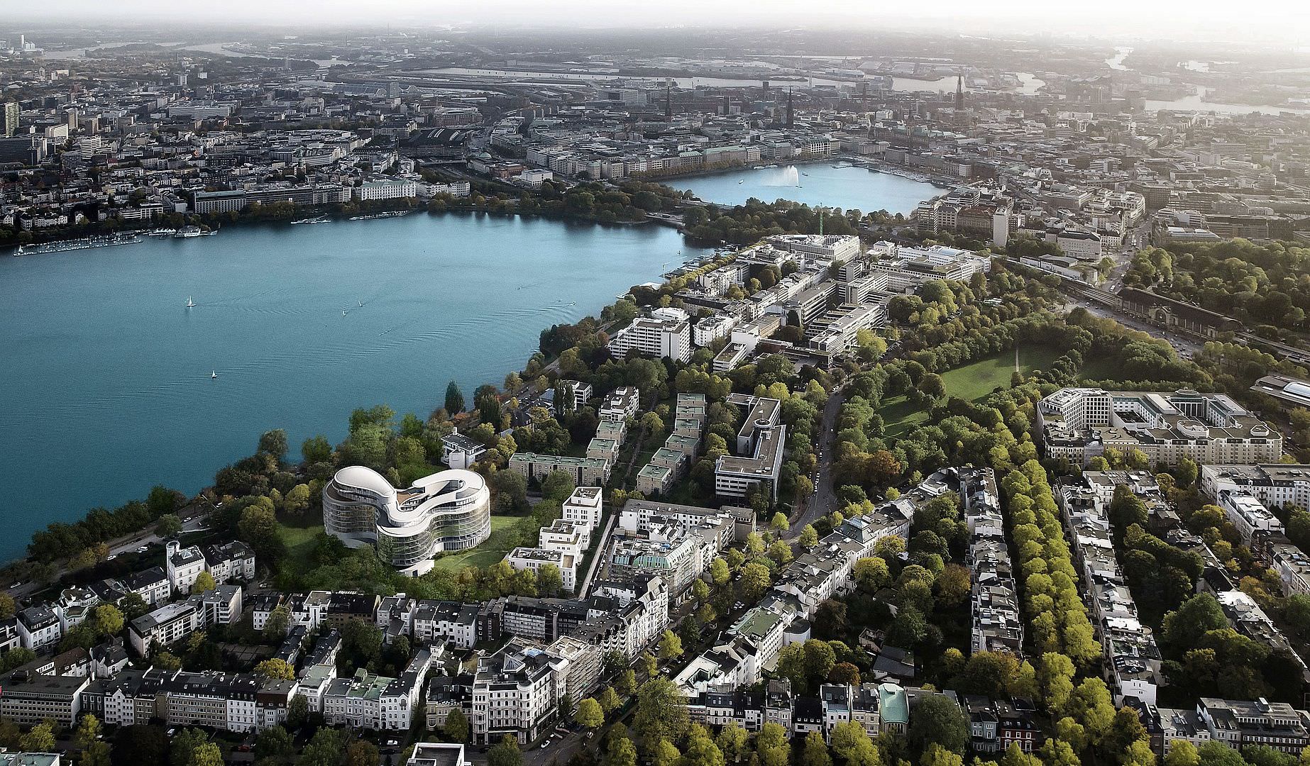 Das Hotel in bester Lage an der Alster