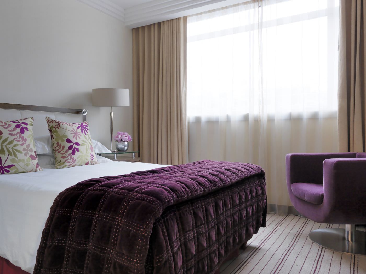 Klassisches Design in der Superior Suite. 