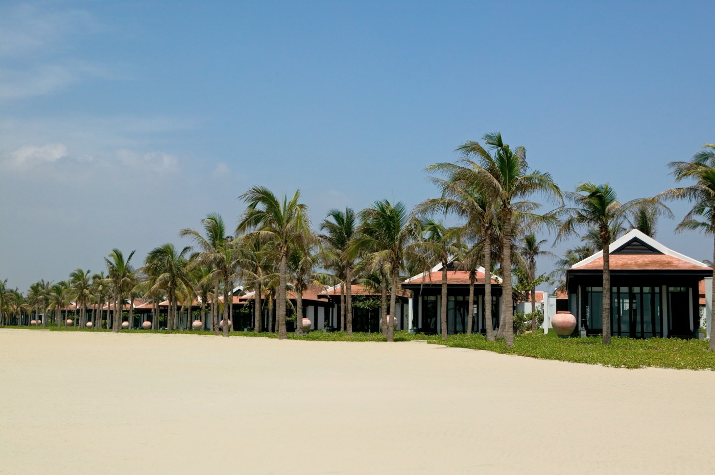 Traumhafte Lage der Beachfront Villen