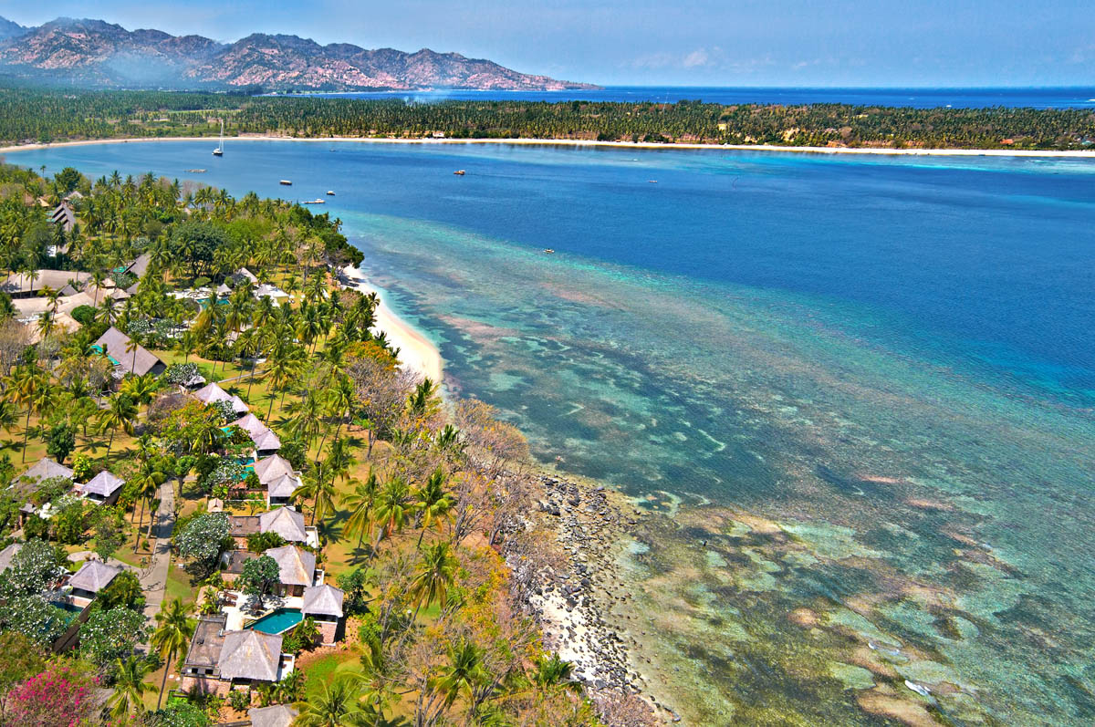 In paradiesischer Lage befindet sich das The Oberoi Lombok auf der Insel Lombok