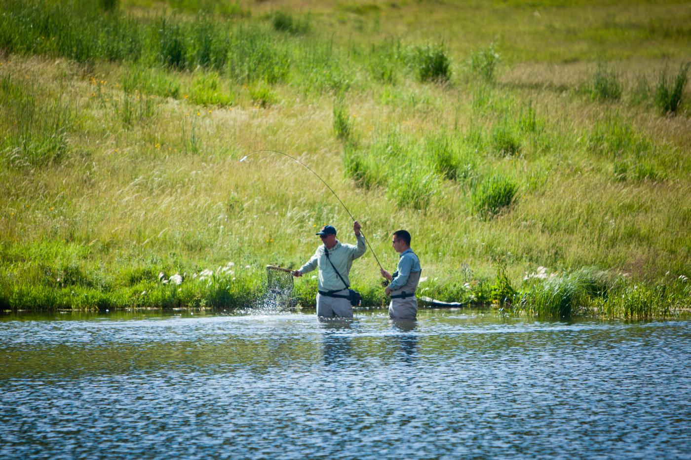 Eine der vielen Aktivitäten der Ranch