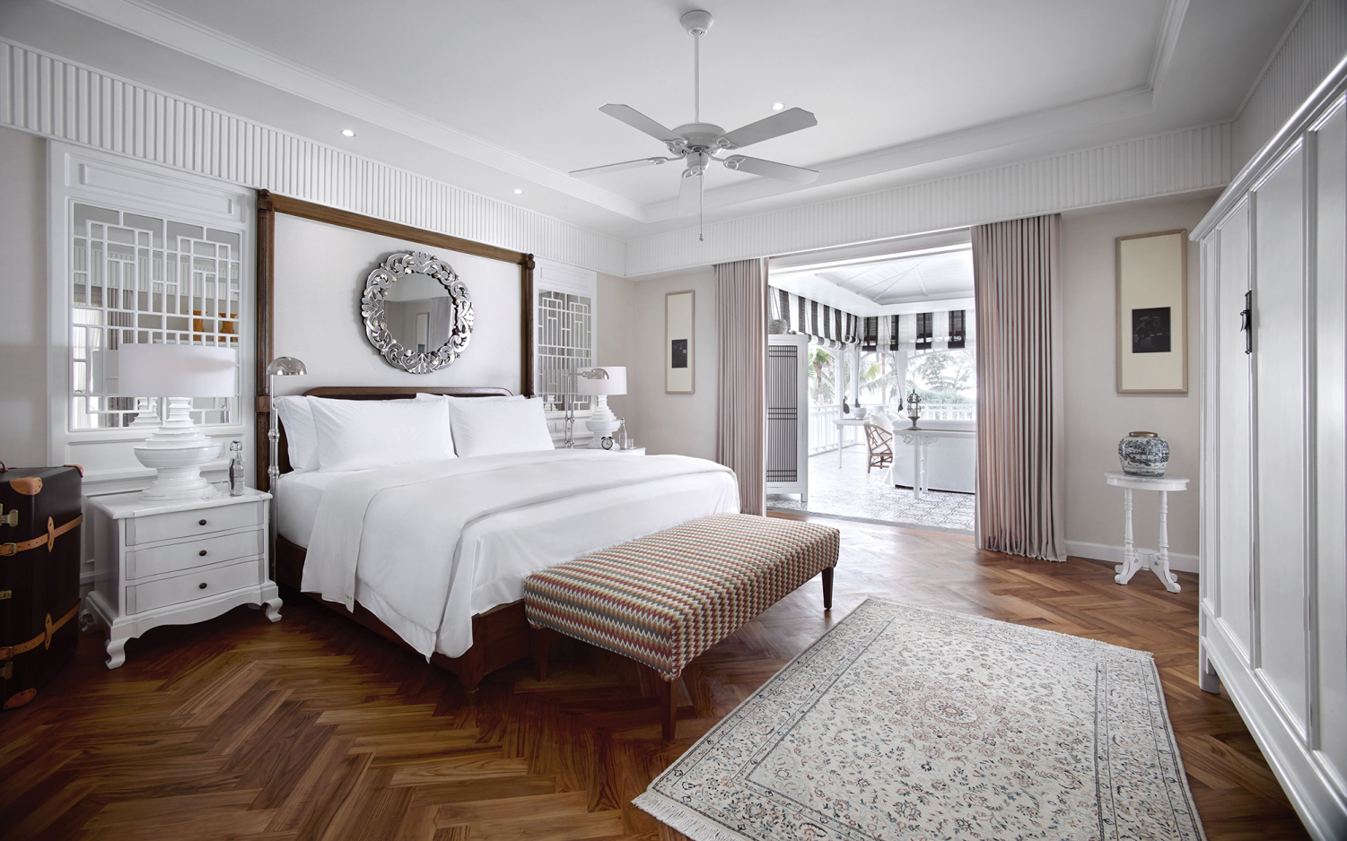 Wunderschöne Materialien in der Vanda Villa