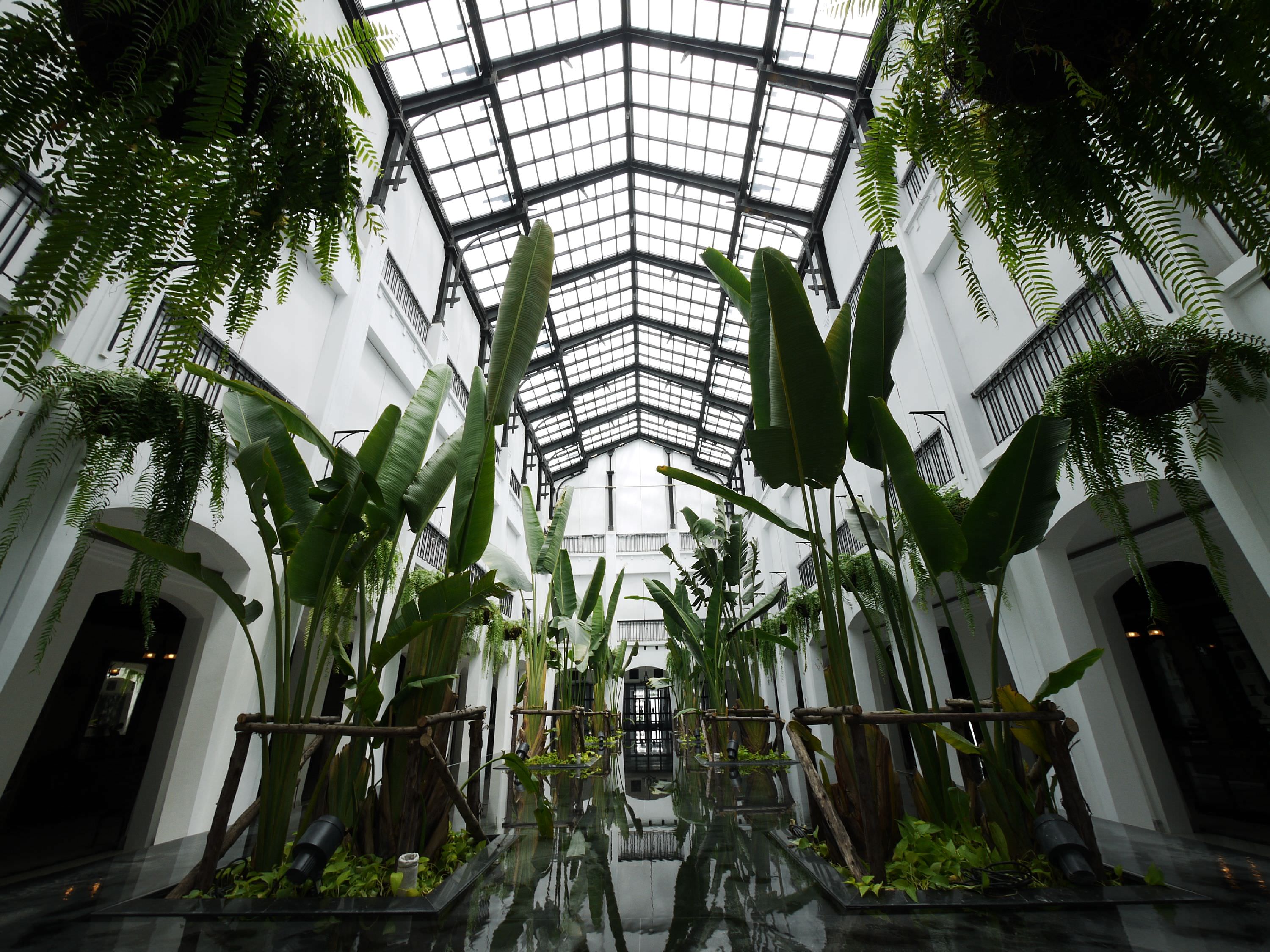 Das Atrium des Hotels