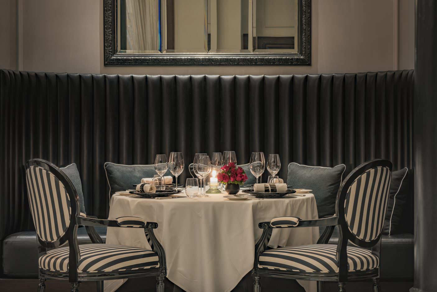 Intime Atmosphäre im The Strand Restaurant