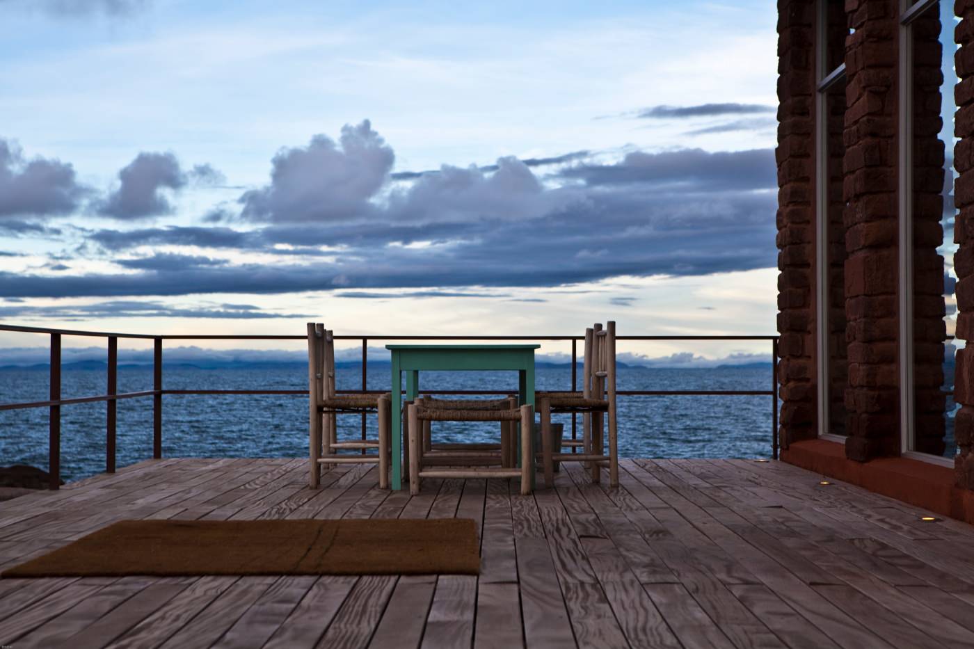 Entspannen Sie auf der Terrasse