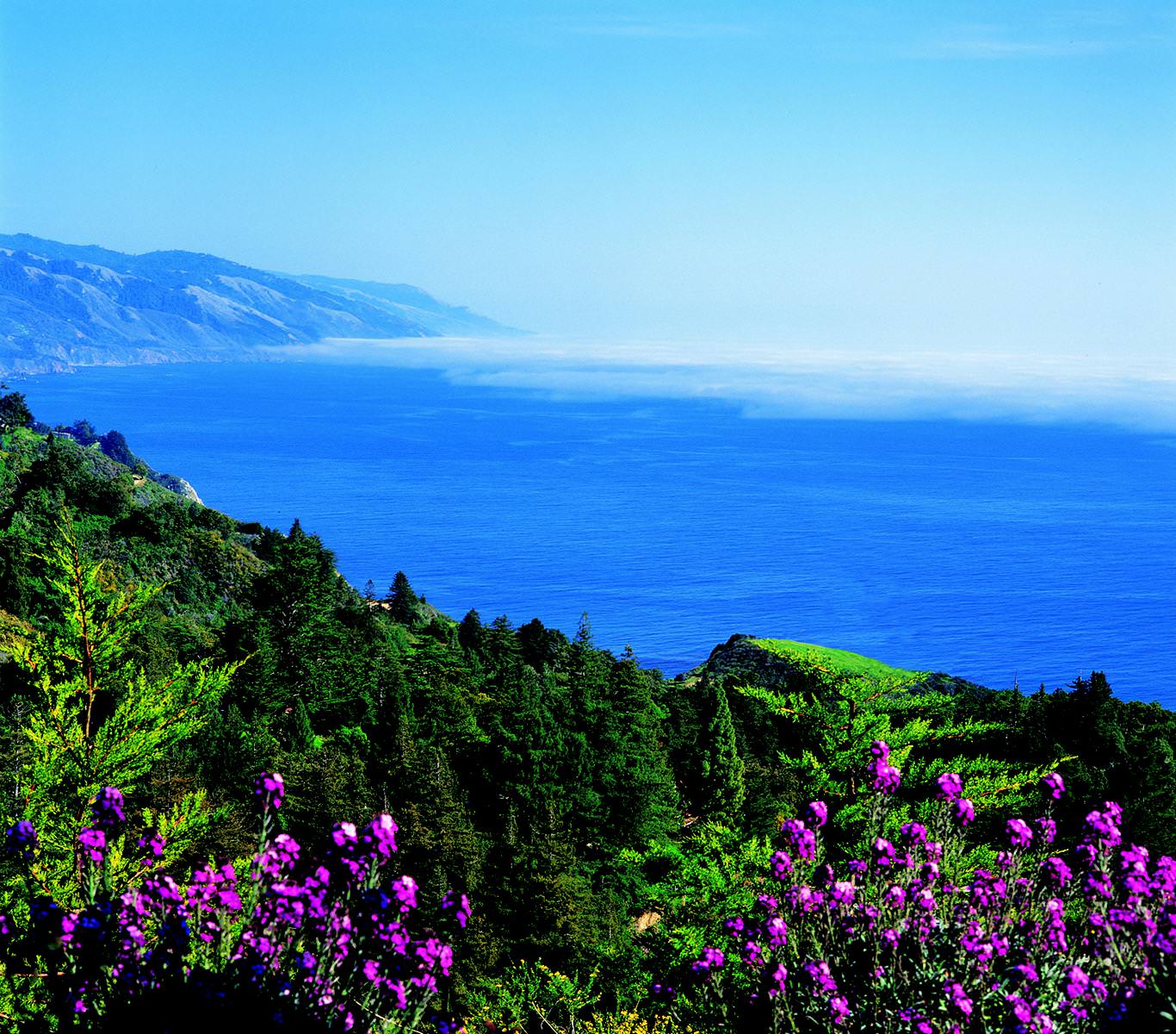 Der traumhafte Ausblick auf die Pazifikküste