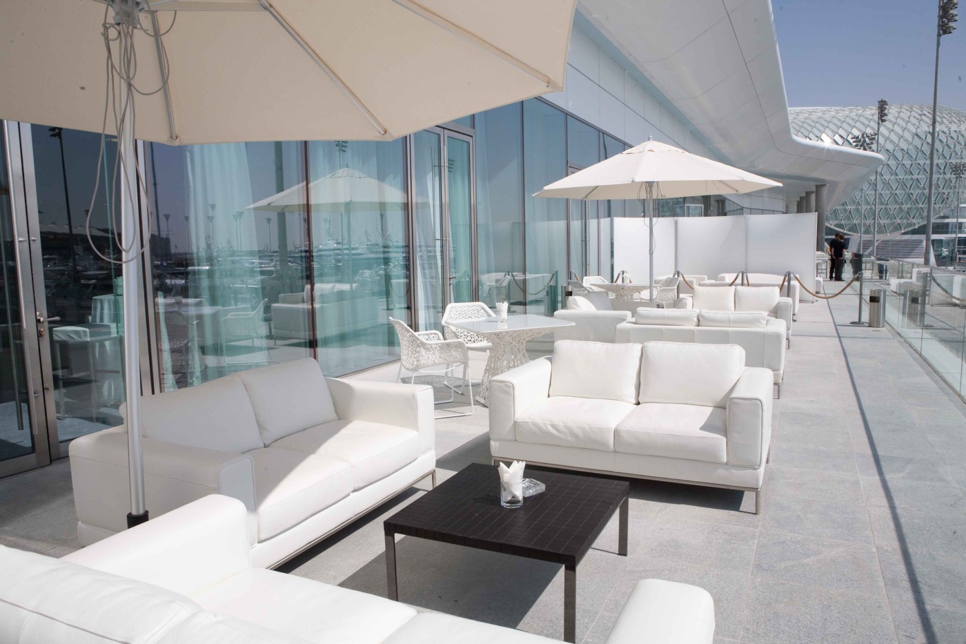 Entspannen Sie auf der Terrasse