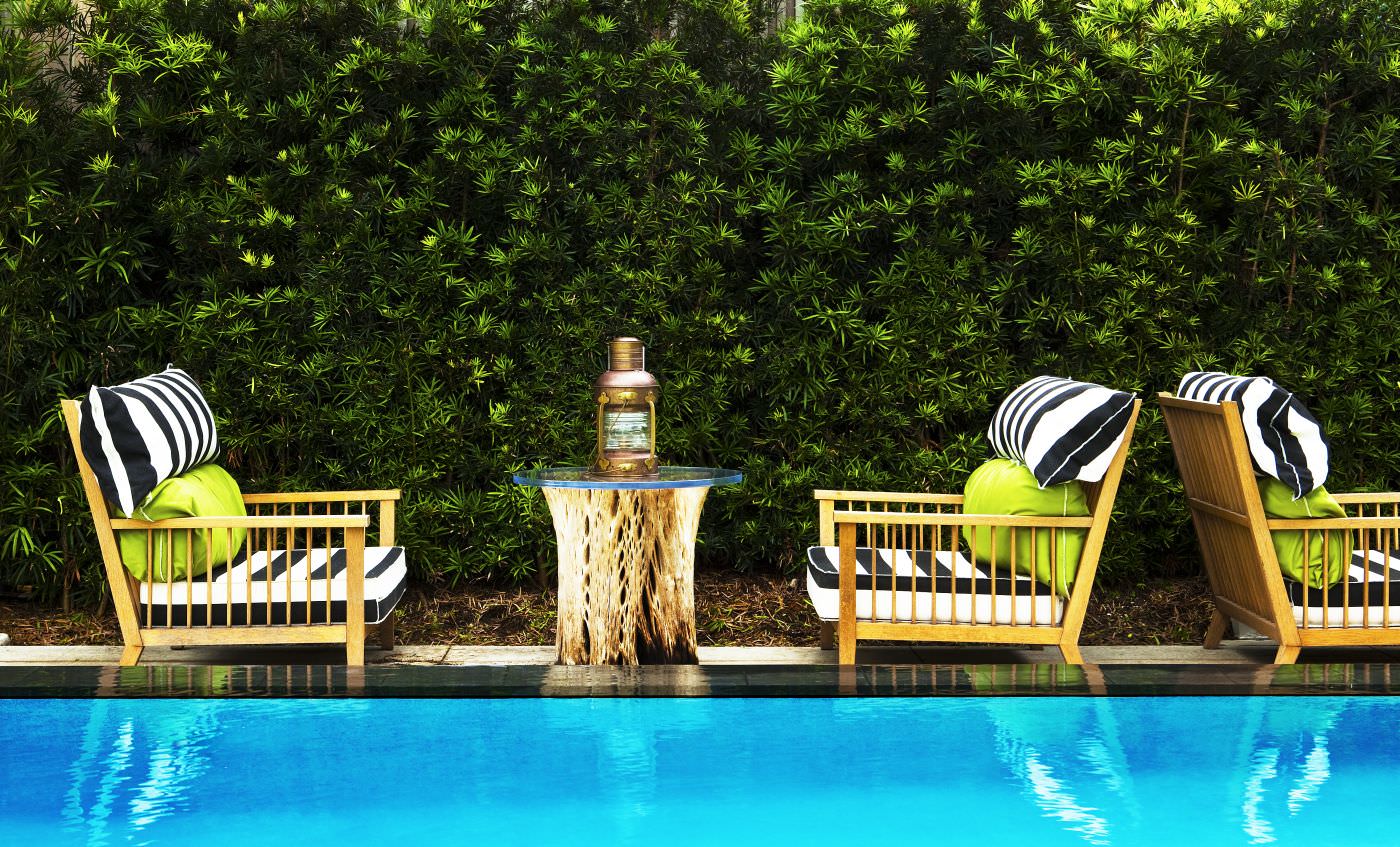 Knallige Farbakzente im stilvollen Design