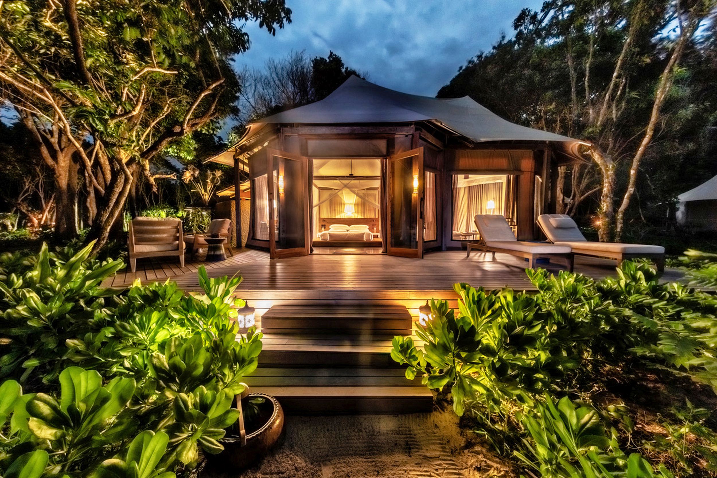 Hören Sie das Meer rauschen in Ihrer Tented Beach Villa