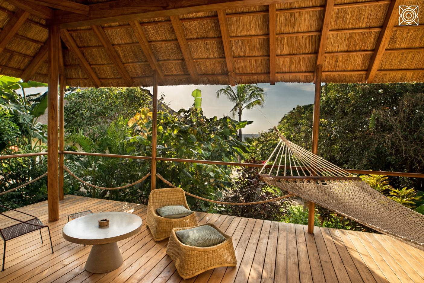 Lassen Sie in der Hängematte die Seele baumeln