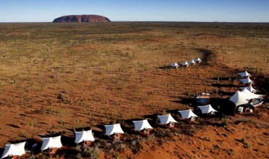 Fantastischer Blick auf den Ayers Rock