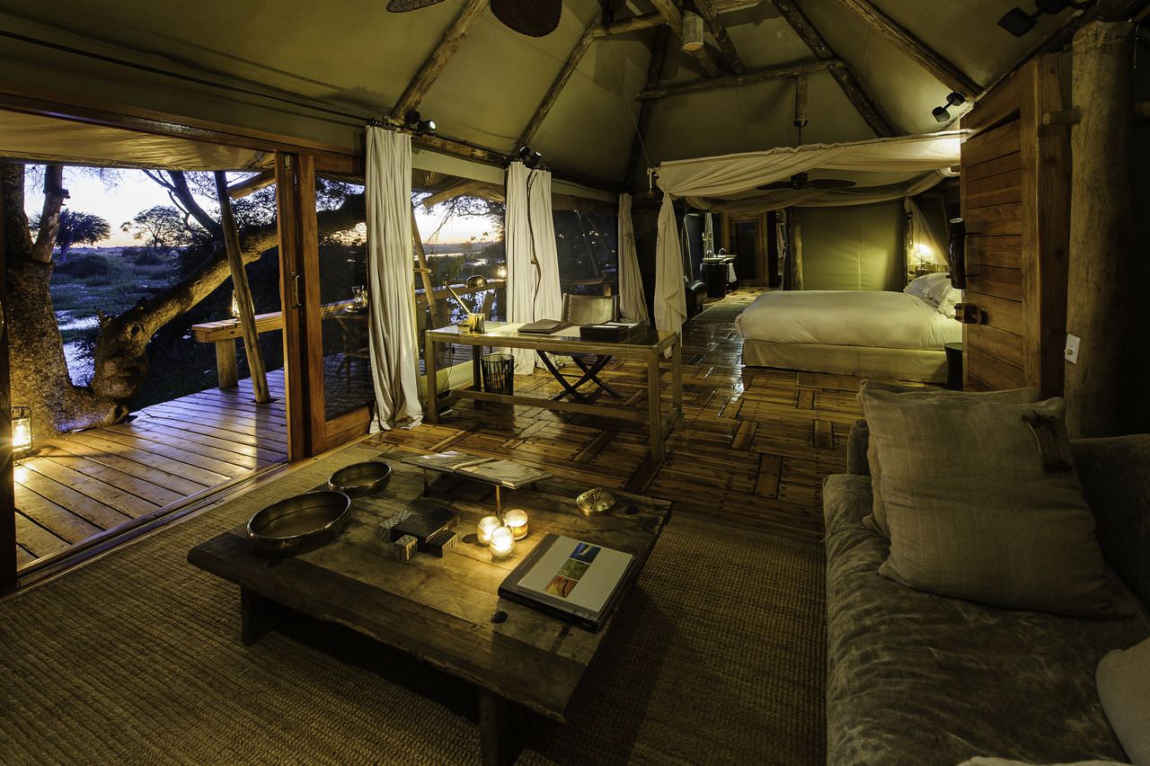 Eine der Suiten in Mombo