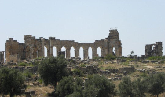 Die Ruinen von Volubilis