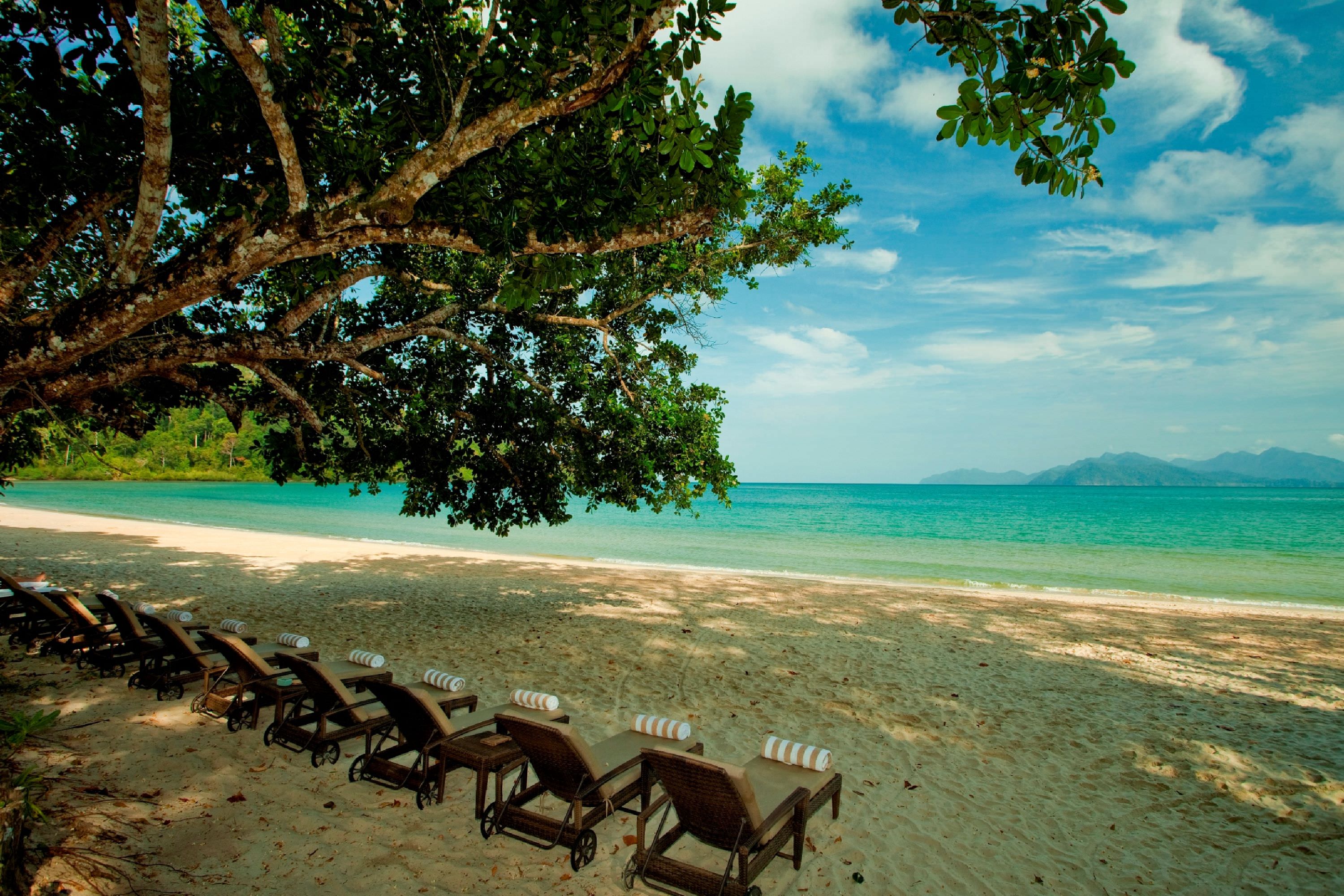 Entspannen Sie am Strand 