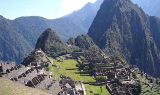 Die Inkaruinen Machu Piccu