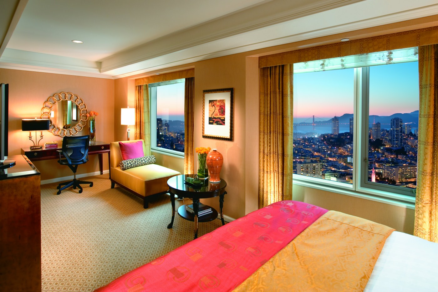 Ein Zimmer im Mandarin Oriental