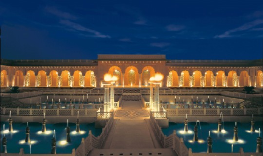 Zu jeder Tages- und Nachtzeit eine magische Faszination: The Oberoi, Amarvilas